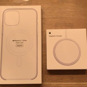 NEW Clear MagSafe case/cable for iPhone 12/12 Pro